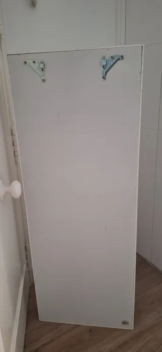 Armario joyero blanco con espejo