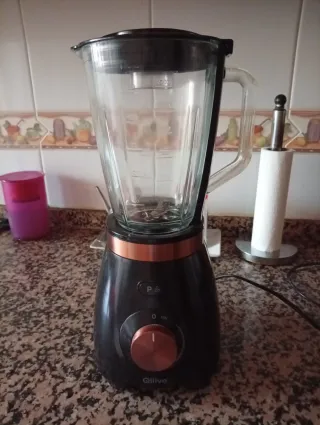 Batidora Qilive Negra y Cobre