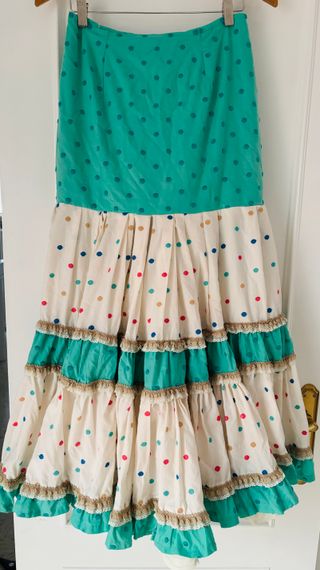 Falda Rociera Flamenca Multicolor