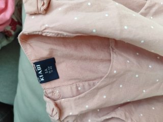 Vestido niña 2-3 años estampado flores y lazos