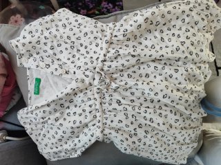 Vestido niña 2-3 años estampado flores y lazos