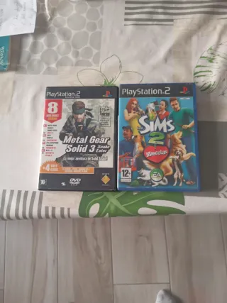Juegos PS2: Metal Gear Solid 3 y Los Sims 2
