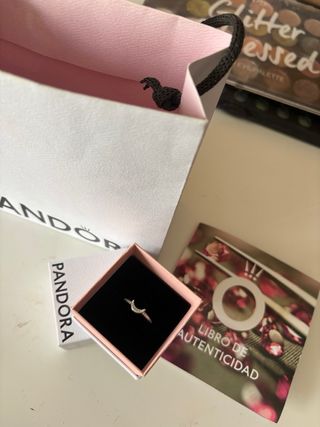 Anillo Pandora Mujer Crescent Moon Beaded