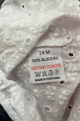 Camicetta Taglia 24 Mesi Colore Bianco