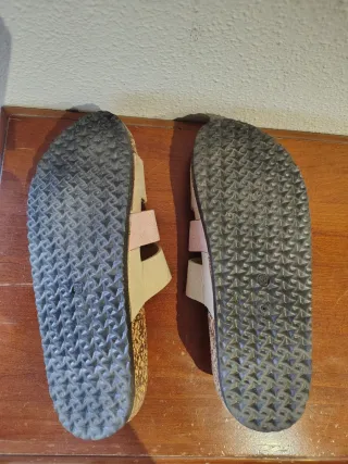 Sandalias Beige y Rosa