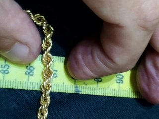 Cadena de oro estilo cordón