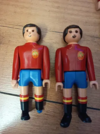 Conjunto di figurine calciatori Airgamboys Spagna