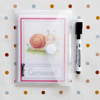 Pack 12 Fichas Educativas Reutilizables Lecto