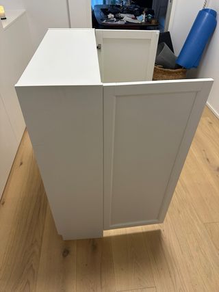 2 Módulos BRIMNES Ikea Blancos con puertas