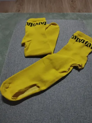 Cubre zapatillas Mavic tipo calcetin amarillos