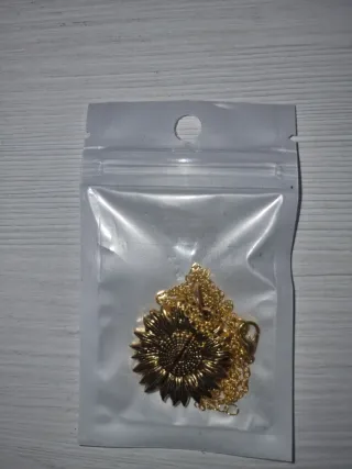 Colgante girasol dorado