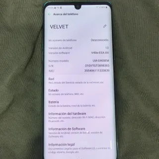 LG Velvet 5G 128Gb 6Gb RAM