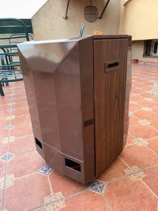 Estufa de butano vintage marrón
