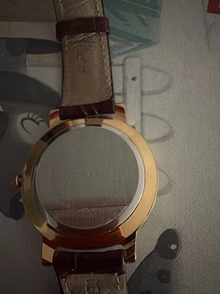 Reloj Micro Oro/Marrón 5 ATM Cuarzo