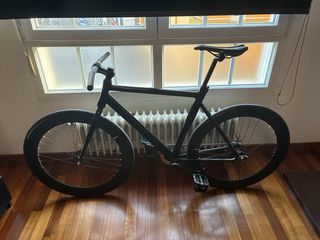 Bicicleta Fixie Piñón Fijo Negra
