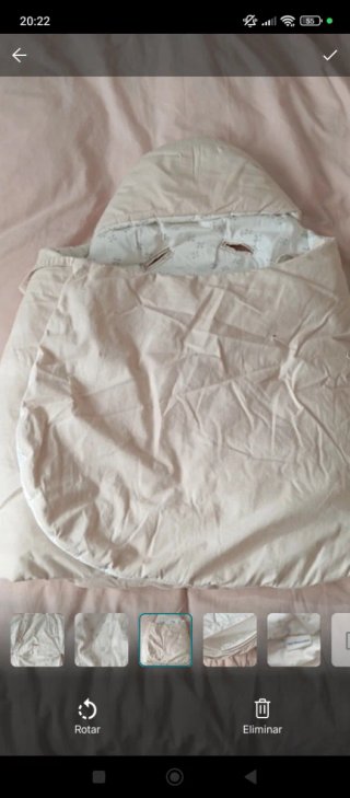 Saco para capazo estampado