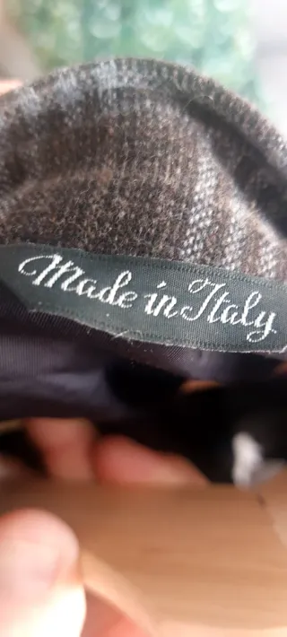 Chaqueta Italiana Fusaro Hombre Marrón/Gris