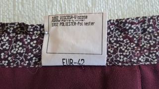 Falda Midi Trucco Floral Talla 42