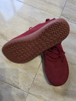 Zapatillas Barefoot Minimalistas Rojas Talla 44