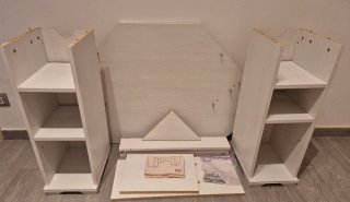 Escritorio esquinero Ikea blanco