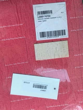 Copriletto fucsia/bordeaux una pizza e mezza