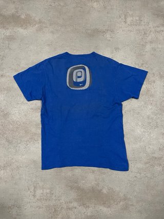 Nike Vintage 90s/00s Royal Blue T-Shirt - Center