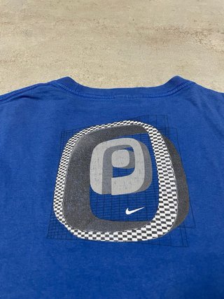 Nike Vintage 90s/00s Royal Blue T-Shirt - Center