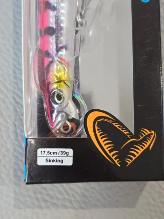 Jerkbait 39g barracuda rosa pesca spinning