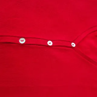 Chaqueta fina punto rojo talla XS