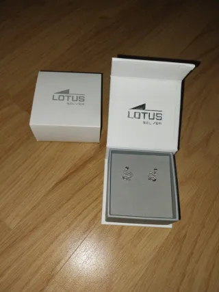 Pendientes Lotus Plata Serpiente Sin Estrenar