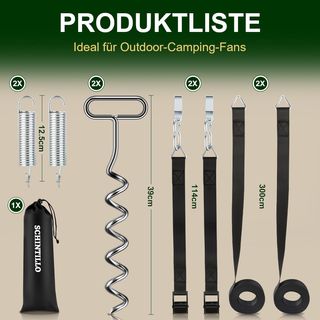 NUEVO Kit de Sujeción para Toldos 39cm SCHINTILLO