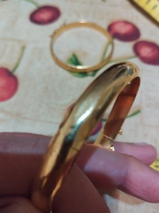 Pulsera de oro 17.98 gramos