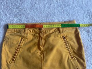 Falda Kookai Algodón Amarilla Talla M