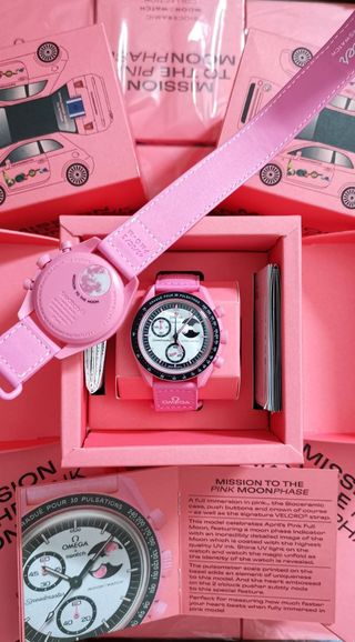 Swatch Mission to the Pink Moonphase