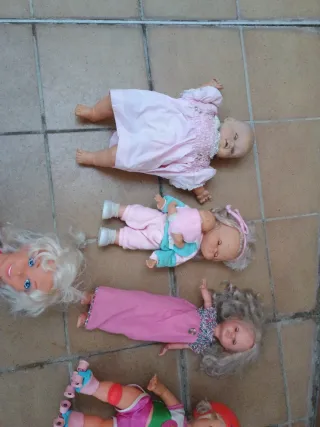 Set di bambole anni '80