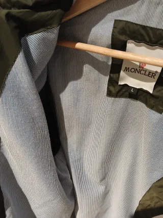 Chaqueta fina primavera Moncler hombre Verde Talla