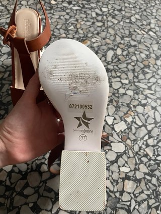 Sandalias Primadonna tacón plataforma blanca