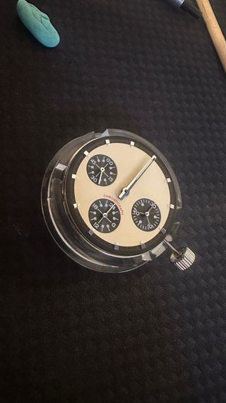 Reserva de reloj cronógrafo Paul Newman Beige