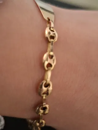Bracciale in oro 18k con maglie