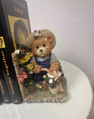 Sujetalibros Osos con Libros Biografías