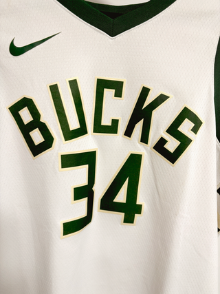 Camiseta Giannis Antetokounmpo 34 Bucks Nike
