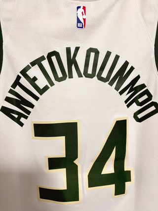 Camiseta Giannis Antetokounmpo 34 Bucks Nike