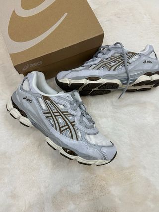 Asics Gel NYC Scarpe Grigio Marrone