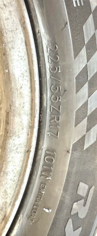 2 Neumáticos de coche 225/55/R17/ 101W