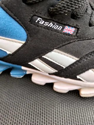Zapatillas Fashion® Negras y Azules