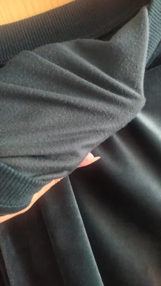 Sudadera Terciopelo Verde Talla L