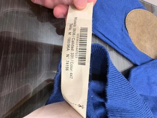 Jersey Massimo Dutti azul con coderas Talla M