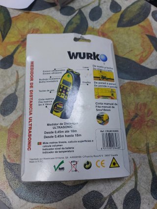 Medidor de Distancia Wurk ULTRASONIC