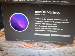 MacBook Air Gris/Plateado