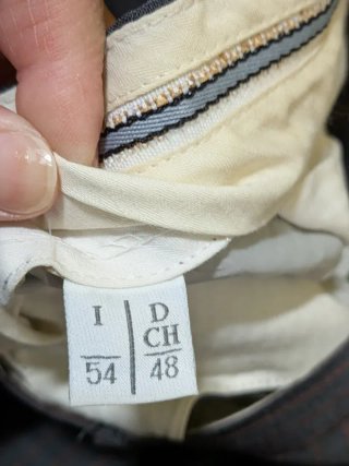 Completo gessato grigio  marca Oviesse